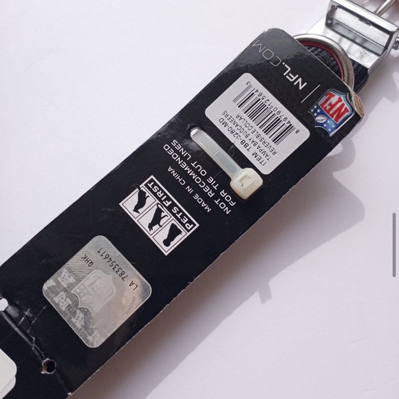 NFL Reversible Tampa Bay Buccaneers bucs Dog Collar (Size M) Two-Sided Collar - Picture 10 of 11